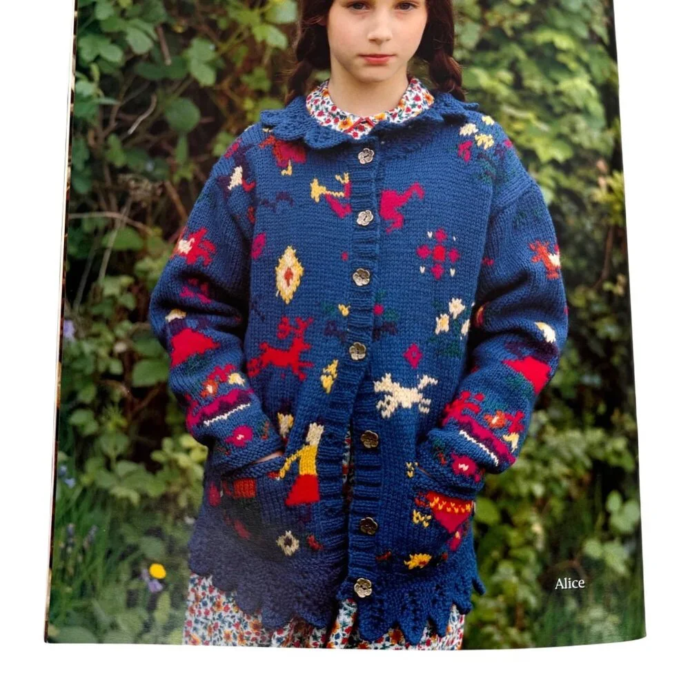 1994 Annabel Fox Knitting Pattern Book Booklet The Watercress Children‎ Vintage